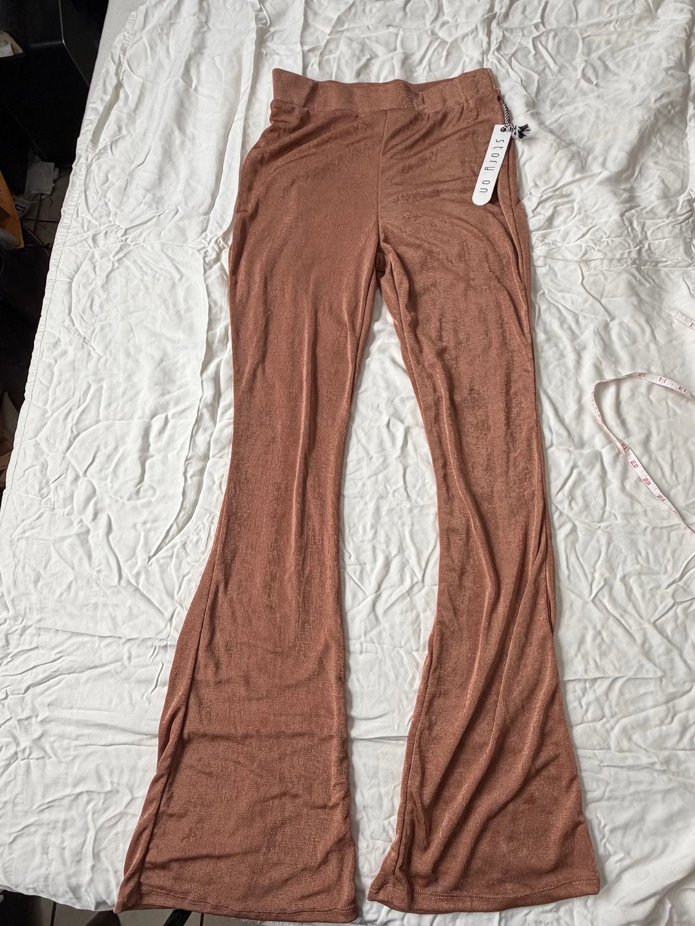 Rusty Copper Flared Lounge Pants